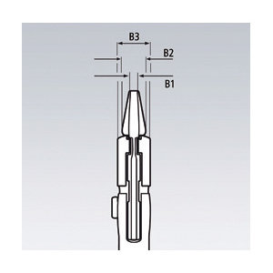 ＫＮＩＰＥＸ　プライヤーレンチ（径２７ｍｍ）　１５０ｍｍ　プラスチックハンドル　８６０３－１５０