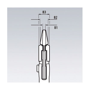 ＫＮＩＰＥＸ　プライヤーレンチ（径６０ｍｍ）　３００ｍｍ　プラスチックハンドル　８６０３－３００ＳＢ