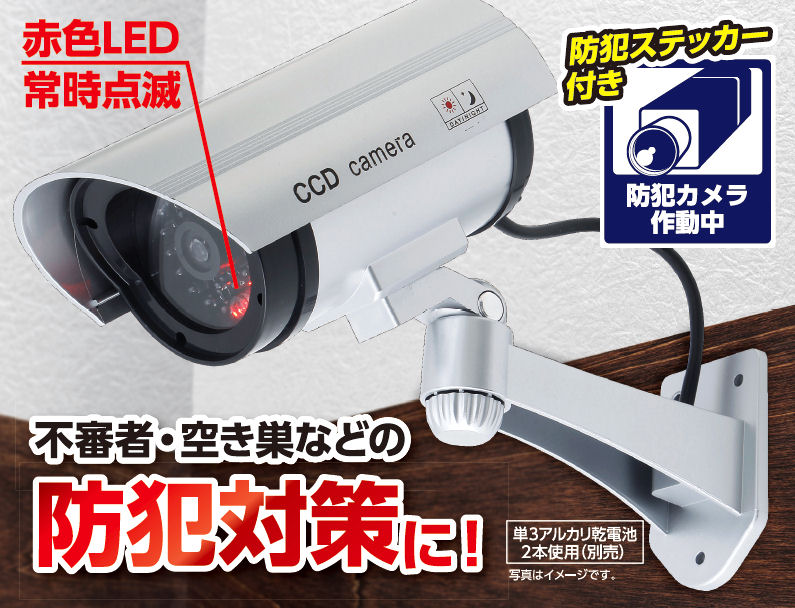 防犯用ダミーカメラ ｉｎ１１ｄの通販 ホームセンター コメリドットコム