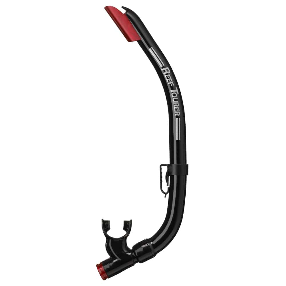 リーフツアラー　シリコーン大人用排水弁付スノーケル　メタリックダークレッド　ＲＳＰ１６０Ｑ