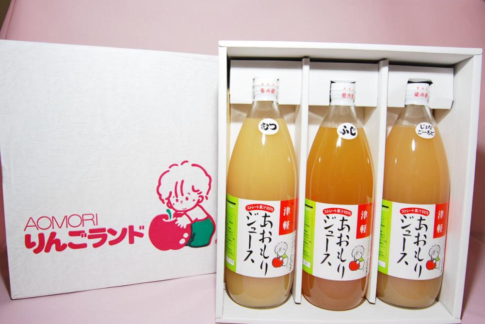青森県産　りんごランドジュース　１８０ｍＬ×１２本入（４種）