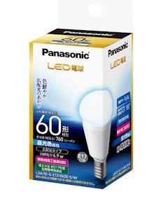 【アウトレット品】パナソニック　ＬＥＤ電球広配光タイプ６０形　昼白色　ＬＤＡ７ＤＧＥ１７Ｋ６０ＥＳＷ