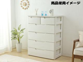 【即購入可能】チェスト 6段チェスト ミックスブラウン