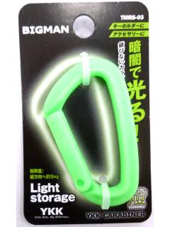 ＢＭ（ビッグマン)　ＣＡＲＡＢＩＮＥＲ　燈小　蓄光　緑　ＴＭＲＳ－０３