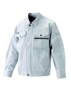 ストレッチブルゾン　シルバーグレー　ＬＬ