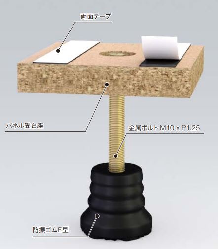 プレフロアー　支持脚　　　１８０Ｅ