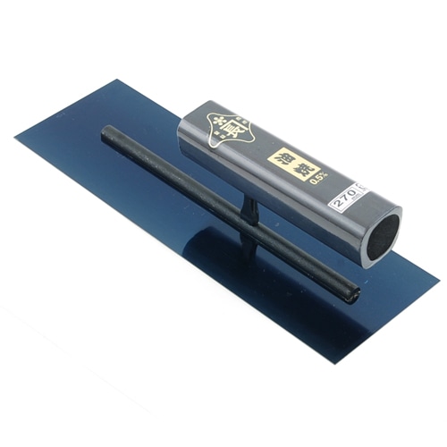 角鏝 油焼0.5黒塗角柄 270mm リベットレス