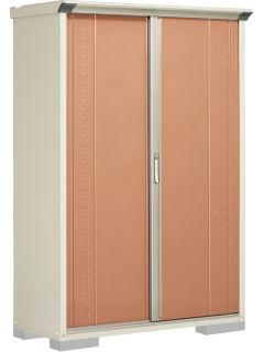 タクボ物置 グランプレステージ ジャンプ 間口130×奥行53×高さ190cm 全面棚タイプ ムーンホワイト GP-135AFMW