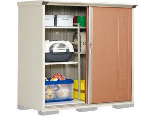 タクボ物置　グランプレステージ ジャンプ　間口１７０×奥行７５×高さ１６０ｃｍ　全面棚タイプ　トロピカルオレンジ　ＧＰ－１７７ＢＦＴＲ