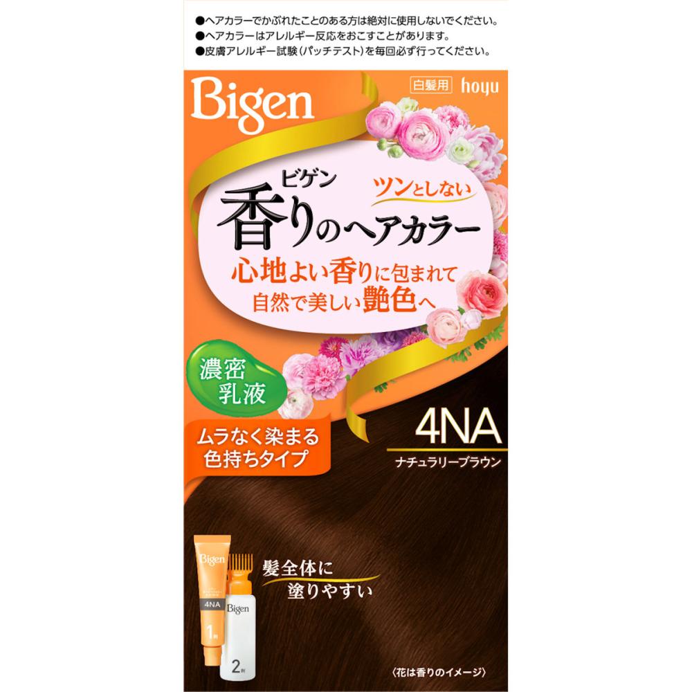 ホーユー　ビゲン　香りのヘアカラー　乳液　４ＮＡナチュラリーブラウン