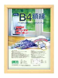 ナカバヤシ 軽量額縁 木地 B4 フ‐KWP-56