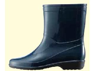 カラーブーツ　ネイビー　２４．５ｃｍ