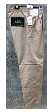 紳士ツータックパンツ ベージュ W76