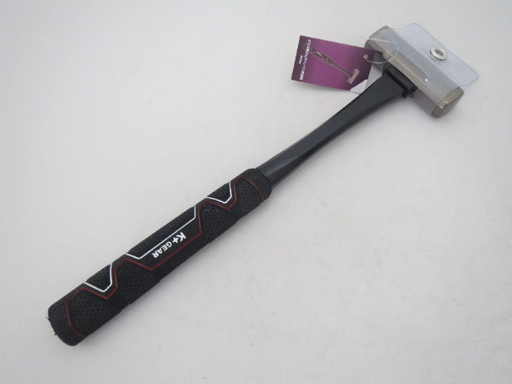 K+ グラス柄ゴムグリップ 八角玄能 300g
