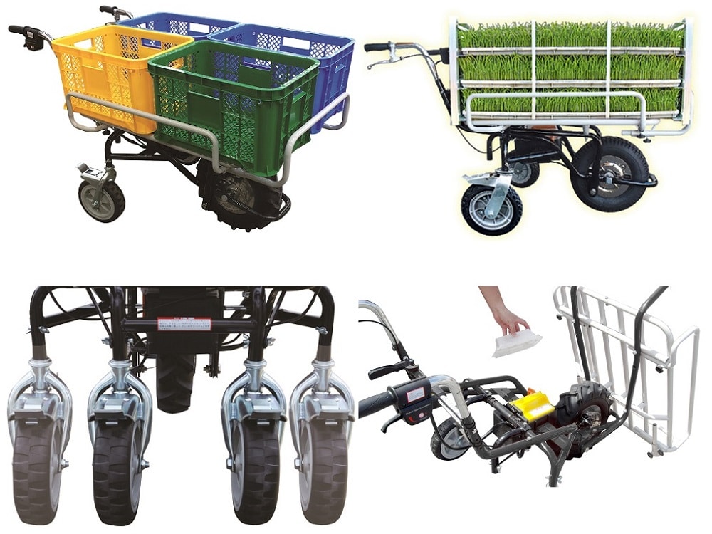 電動アシスト運搬車 ３輪タイプ フラット平台仕様 前後進機能付き 不整地タイヤの通販 ホームセンター コメリドットコム