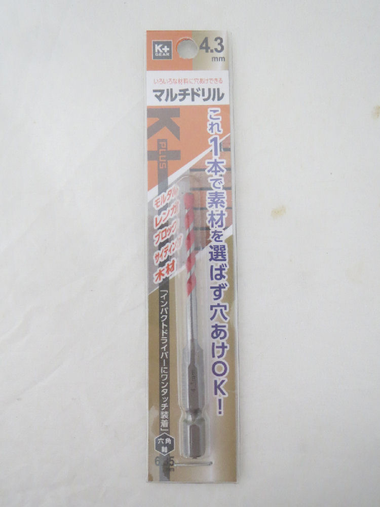 Ｋ＋マルチドリル　４．３ｍｍ×９０