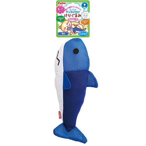 ペティオ　らくらくデンタルＴＯＹけりぐるみサメ
