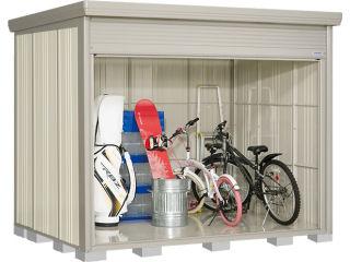 タクボ物置　Ｍｒ．ストックマン　ダンディ　シャッター扉タイプ　間口２５３×奥行１９２ｃｍ　一般型・結露減少屋根　ムーンホワイト　ＮＤＥ－Ｚ２５１９