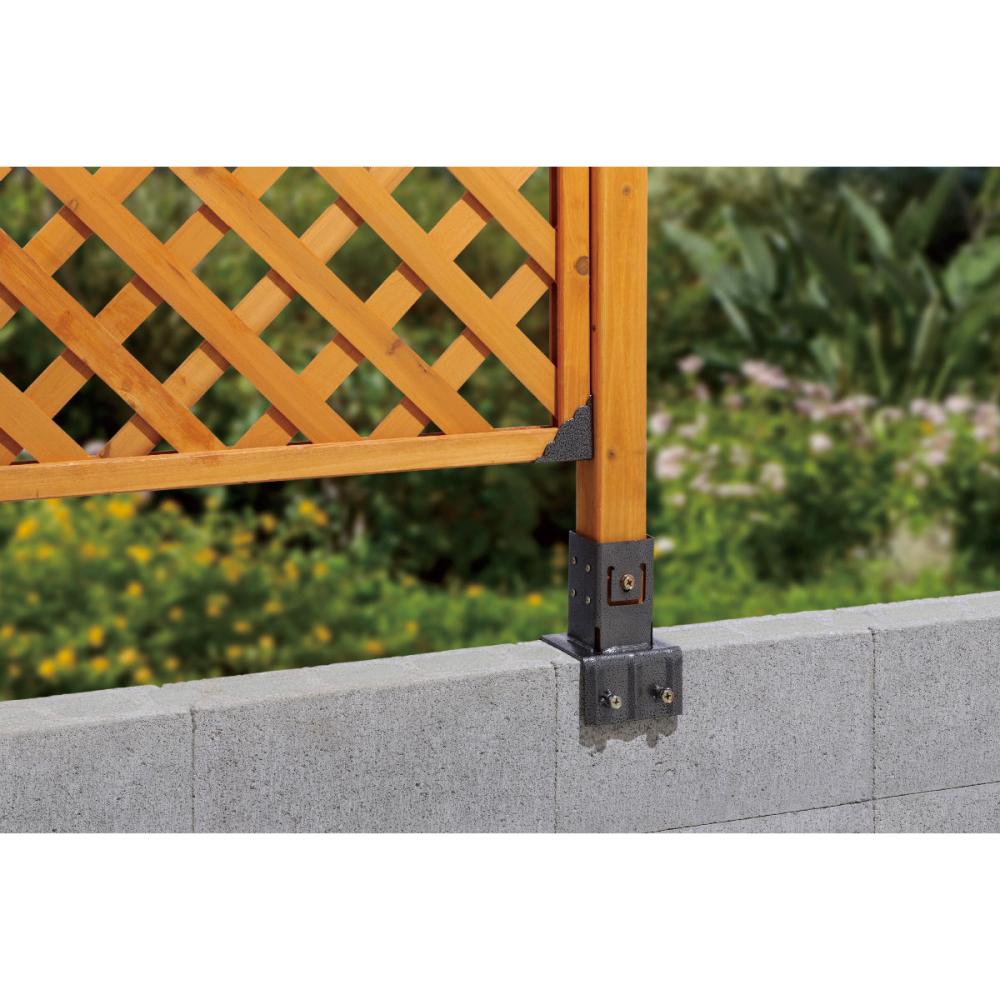 タカショー ラティス用柱固定金具 10cm ブロックの通販 ホームセンター コメリドットコム タカショー ラティス用柱固定金具 10cm ブロックの通販 ホームセンター コメリドットコム
