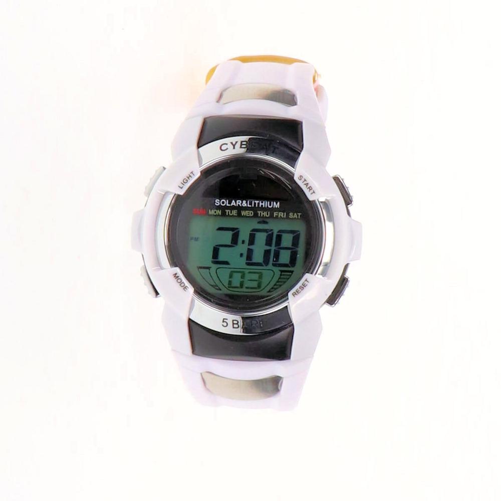ジェイアクシス　サイビート　ソーラーデジタル腕時計　ホワイト　ＲＳＭ０１－Ｗ