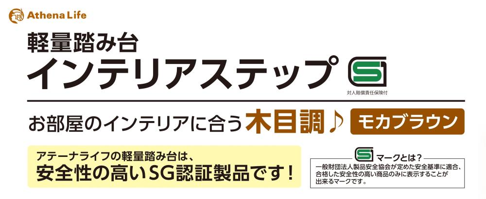 軽量踏み台　インテリアステップ２段