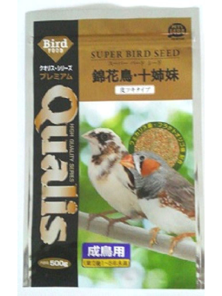 クオリス　スーパーバード　錦花鳥・十姉妹　成鳥用　５００ｇ