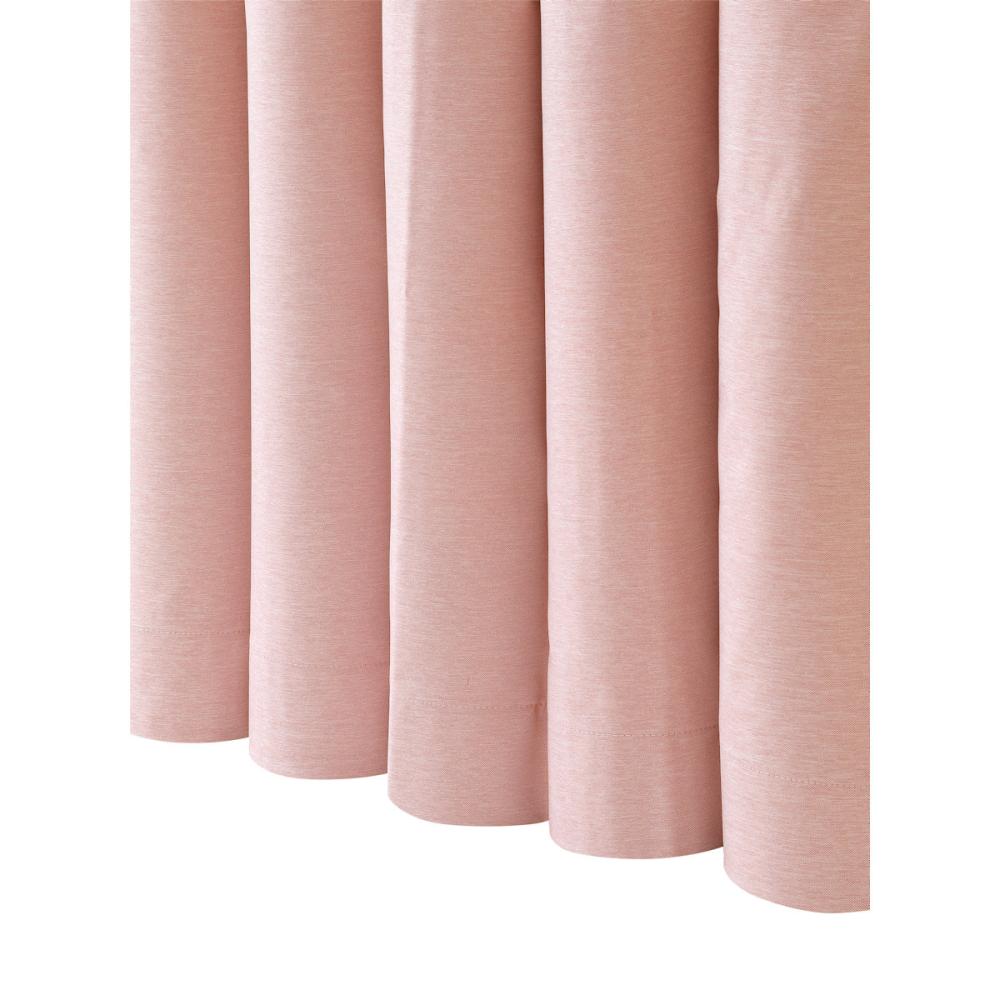 ドレープカーテン　エフェクト　１級遮光・遮熱・防音　ローズ　１００×２００ｃｍ　２枚組