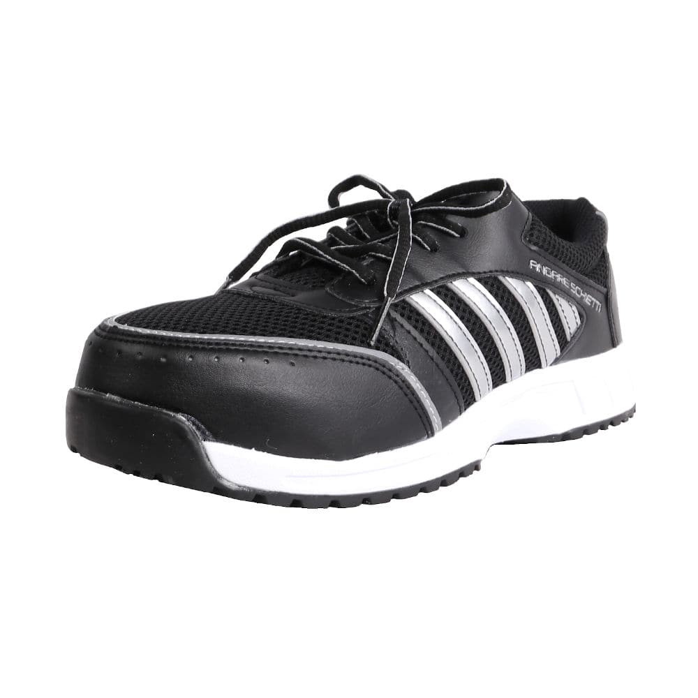 コーコス信岡　安全作業靴　ＪＳＡＡ認定　セーフティスニーカー　ブラック　２６．０ｃｍ　Ａ－４４０００
