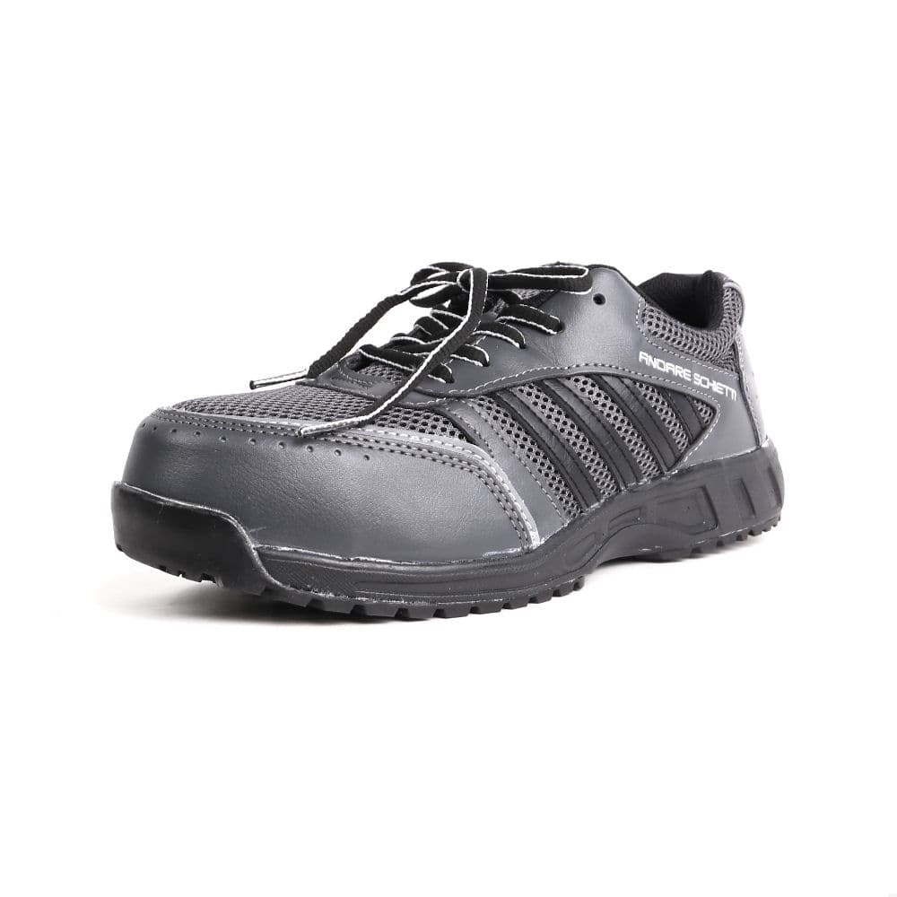 コーコス信岡　安全作業靴　ＪＳＡＡ認定　セーフティスニーカー　チャコール　３０．０ｃｍ　Ａ－４４０００