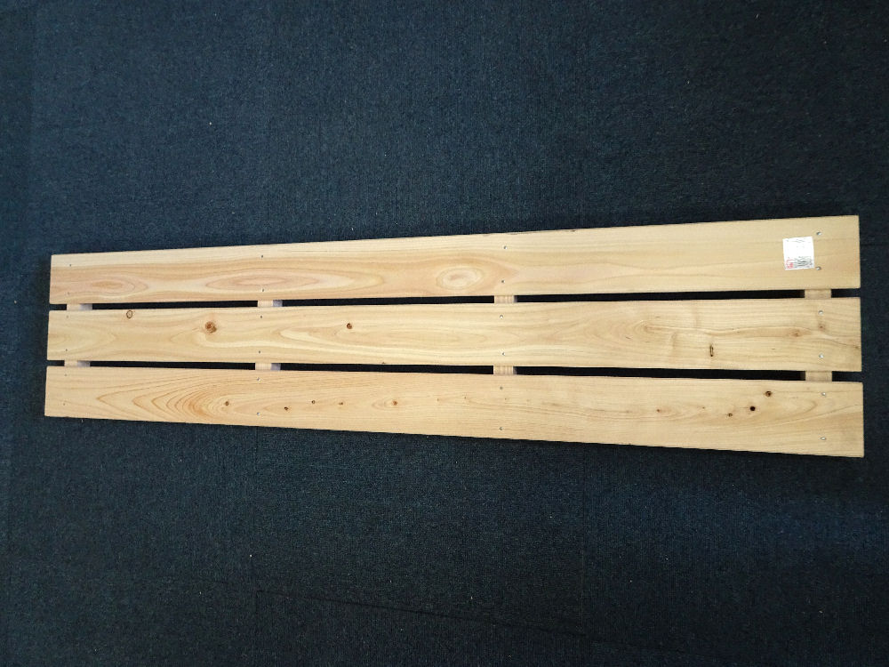 檜多目的すのこ3枚打 約1200×37×275mm