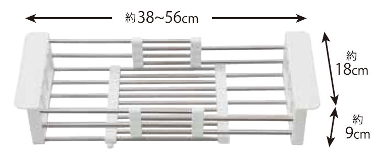 シンク用伸縮バスケット　ＭＨ－０００５