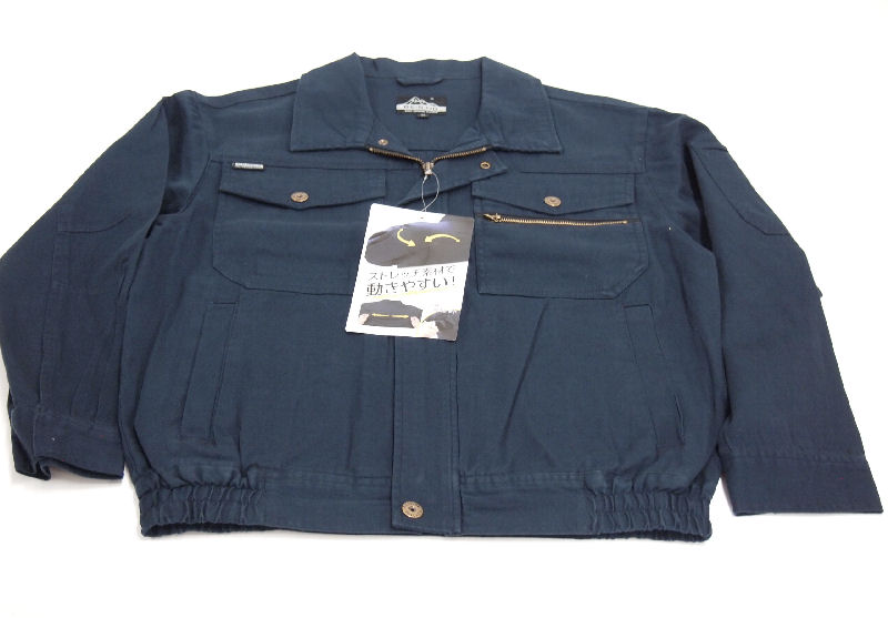 ストレッチブルゾン　ネイビー　３Ｌ