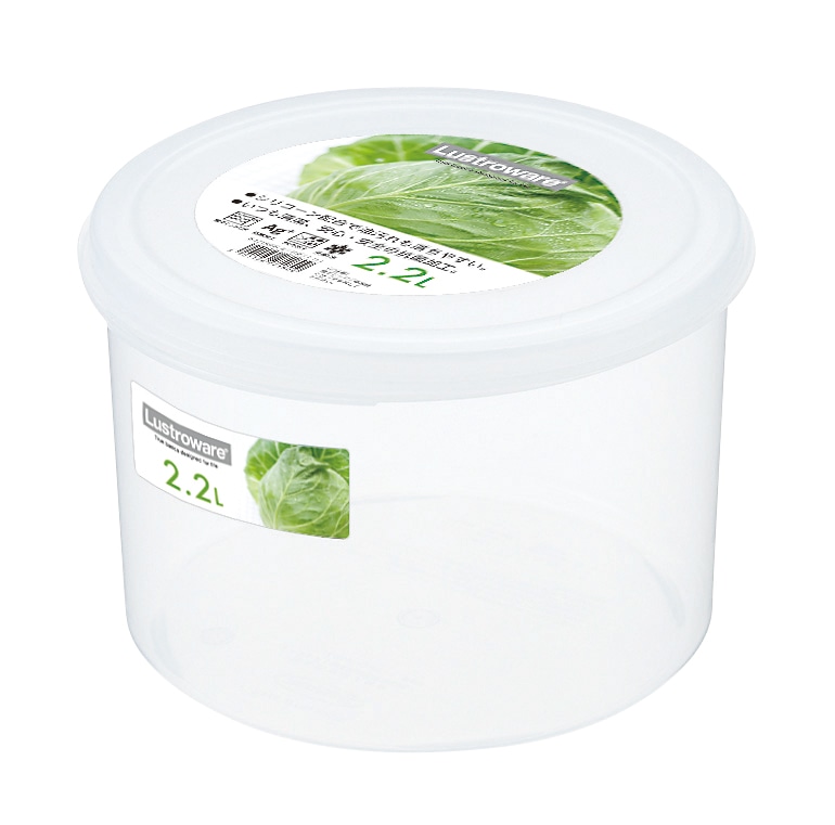 LustroWare・岩崎工業 保存容器 ラージポット L 2.2L B-1718 FR