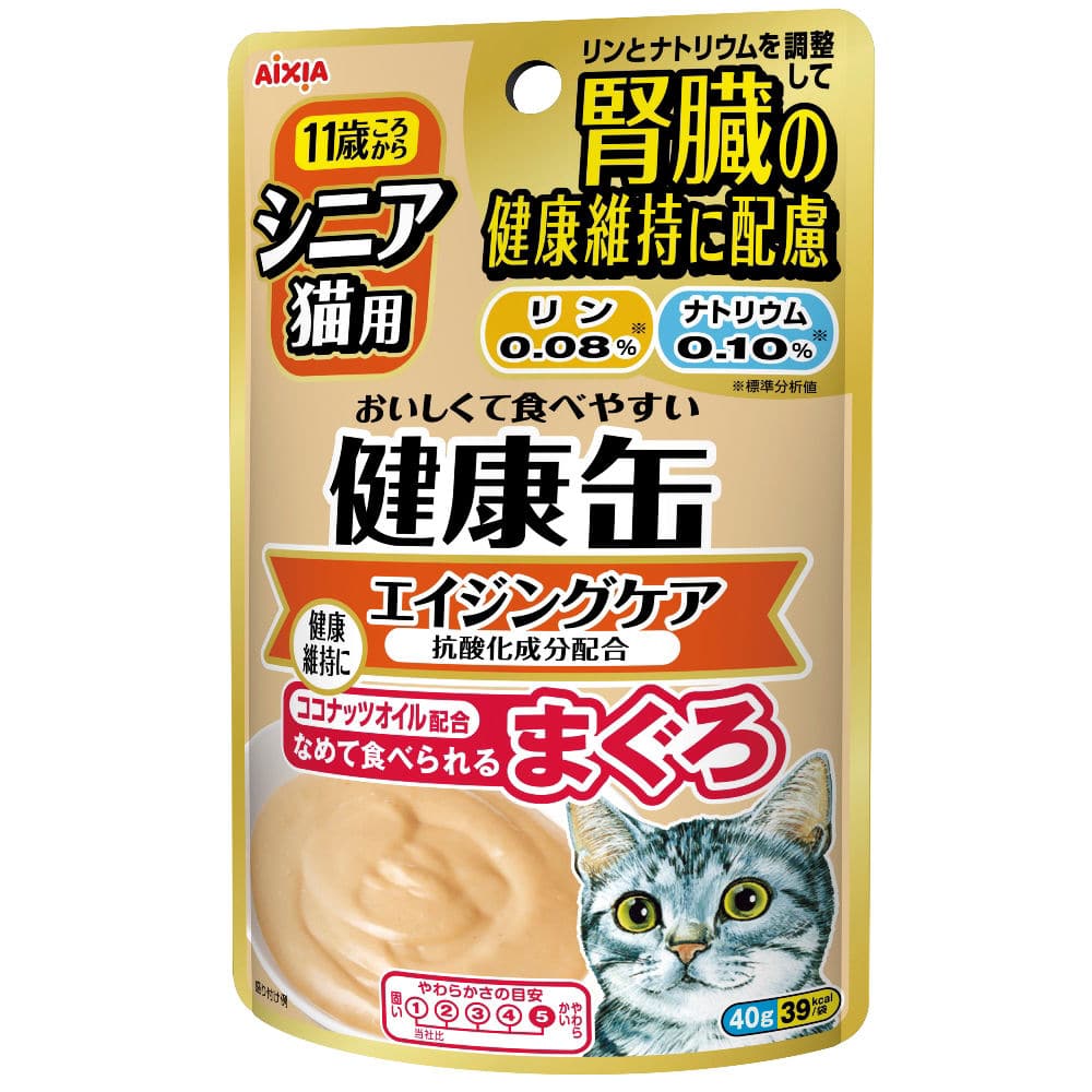 アイシア　シニア猫用健康缶パウチエイジングケア４０ｇ