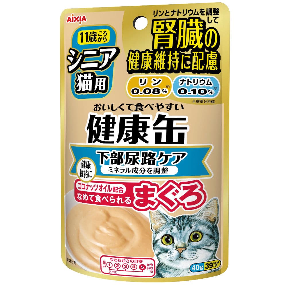 アイシア　シニア猫用健康缶パウチ下部尿路ケア４０ｇ