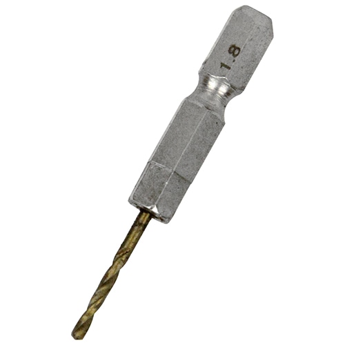 六角軸Tin鉄ドリル 極短 1.8mm