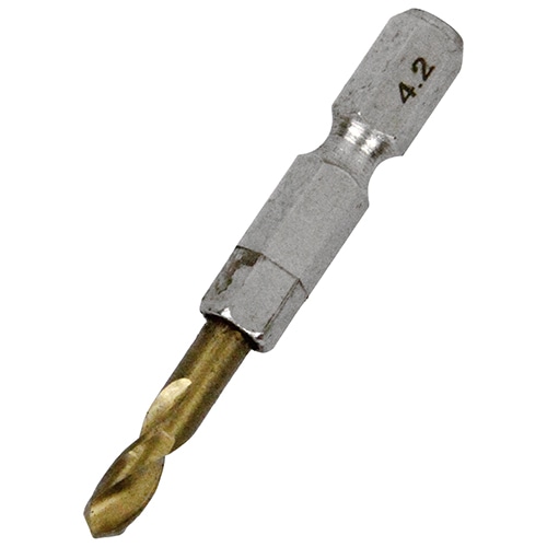 六角軸Tin鉄ドリル 極短 4.2mm