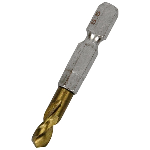 六角軸Tin鉄ドリル 極短 5.5mm