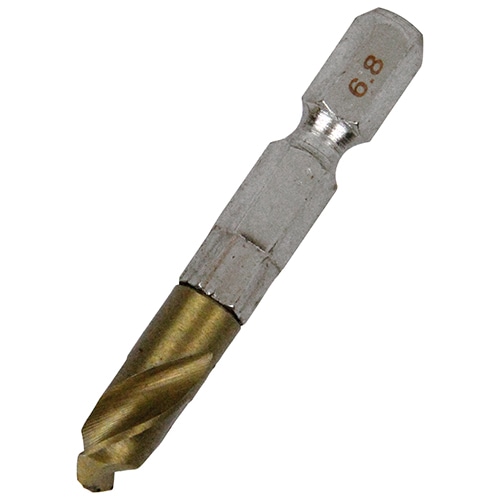 六角軸Tin鉄ドリル 極短 6.8mm