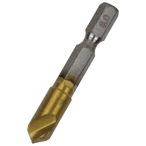 六角軸Tin鉄ドリル 極短 8.0mm