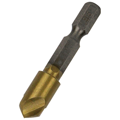六角軸Tin鉄ドリル 極短 9.5mm
