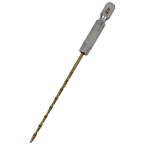 六角軸Tin鉄ドリル 微長 2.0mm
