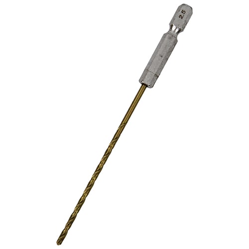 六角軸Ｔｉｎ鉄ドリル　微長　２．５ｍｍ