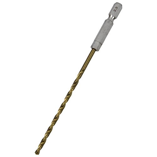 六角軸Ｔｉｎ鉄ドリル　微長　３．３ｍｍ