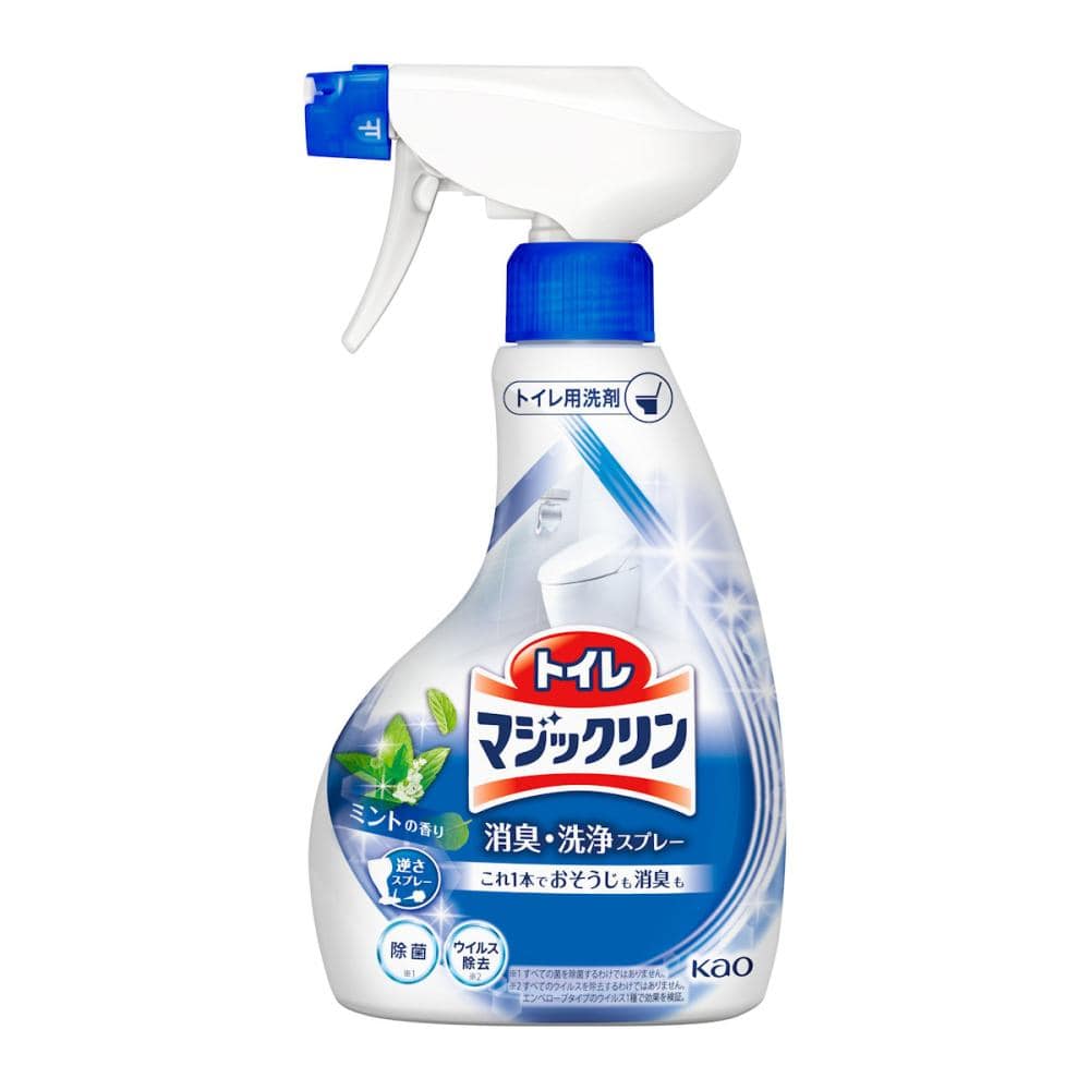 花王　トイレマジックリン　消臭・洗浄スプレー　ミントの香り　本体　３８０ｍＬ