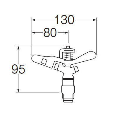 Ｃ５２Ｆ―１３　フルサークルスプリンクラー上部