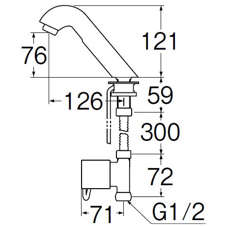 ＳＡＮＥＩ　自動水栓　ＥＹ５０１－１３