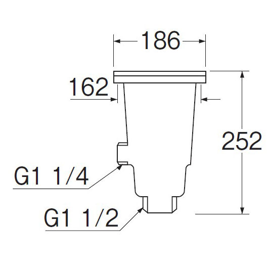 Ｈ６５０１　流し排水栓