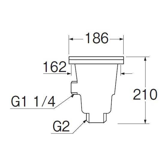 Ｈ６５２１　流し排水栓