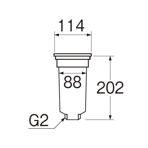 Ｈ６５―５０　カゴ付流し排水栓